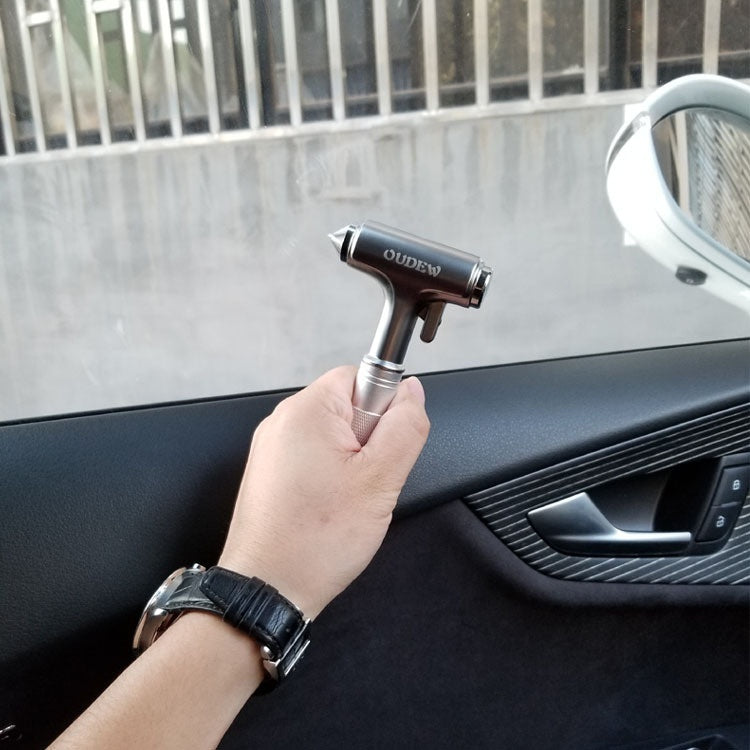 Multifunctional All-metal Emergency Window Break Hammer Stainless Steel Multifunctional All-metal Emergency Window Break Hammer Stainless Steel